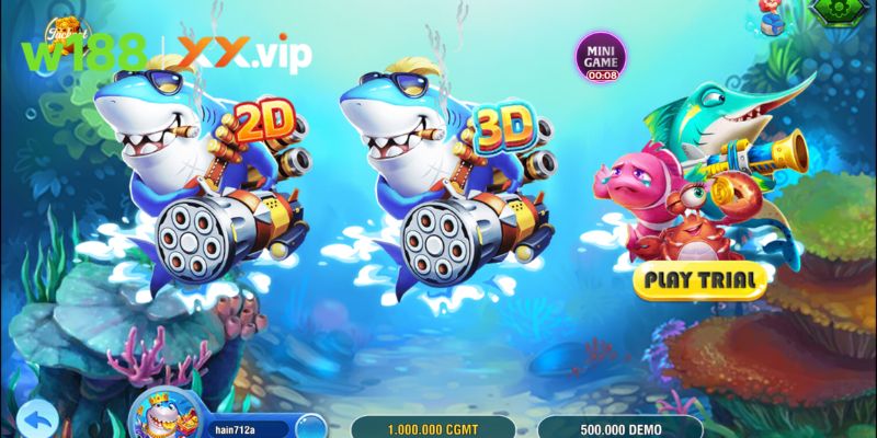 Không gian đại dương giải trí đầy sắc màu